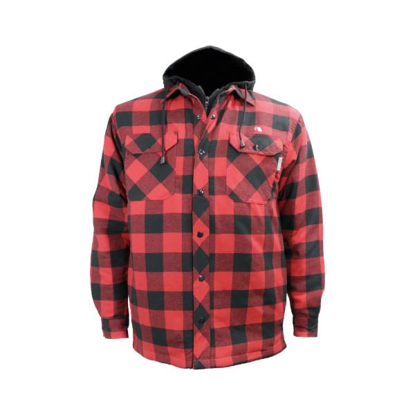 Image de Chemise de flanelle doublée avec capuchon 626DCF